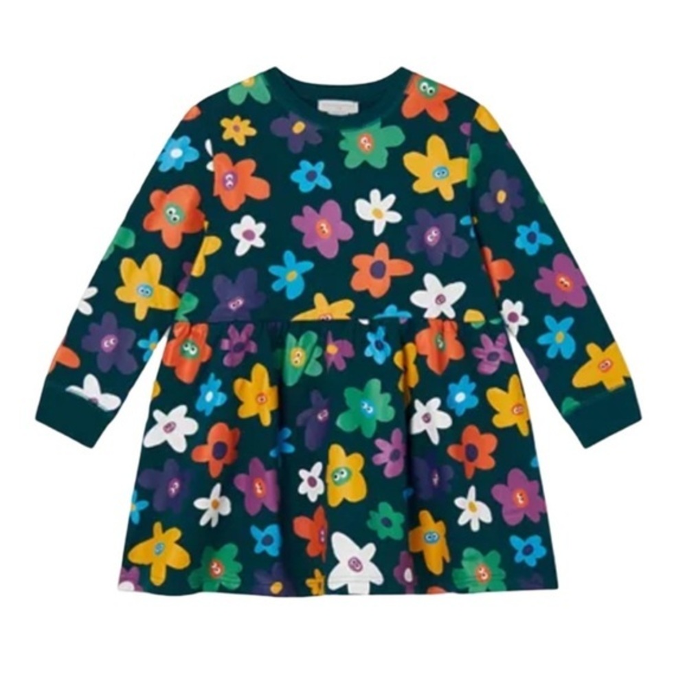 STELLA MCCARTNEY GIRLS FOLK DAISIES DRESS